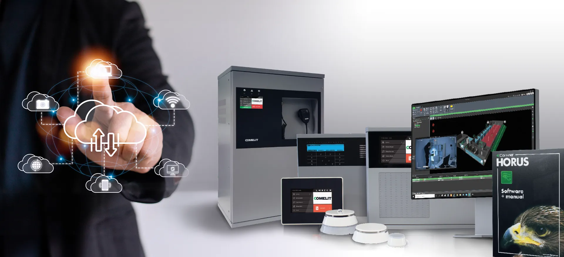 Centrali antincendio LogiFire Comelit gamma prodotti e sistemi