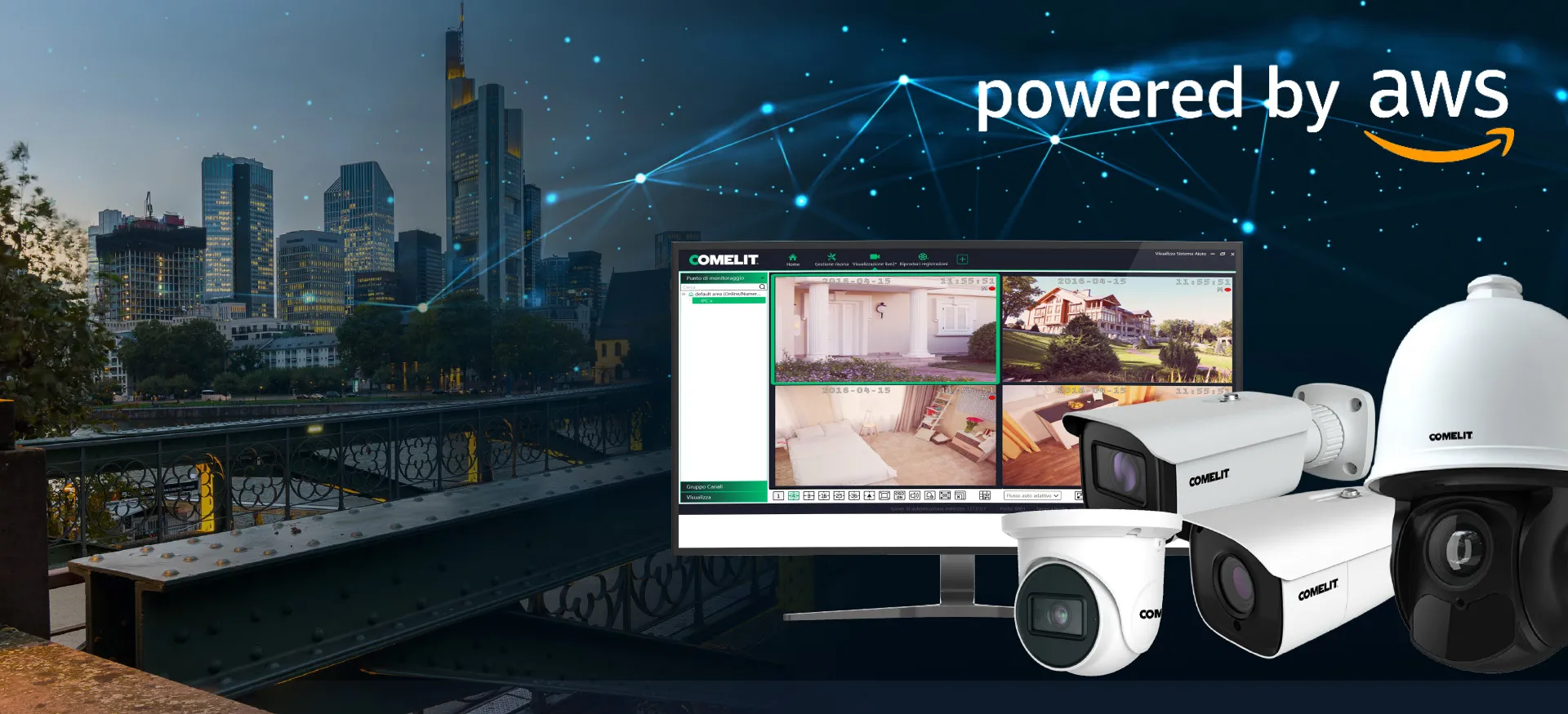 Videosorveglianza sicura e conforme lecosistema Comelit