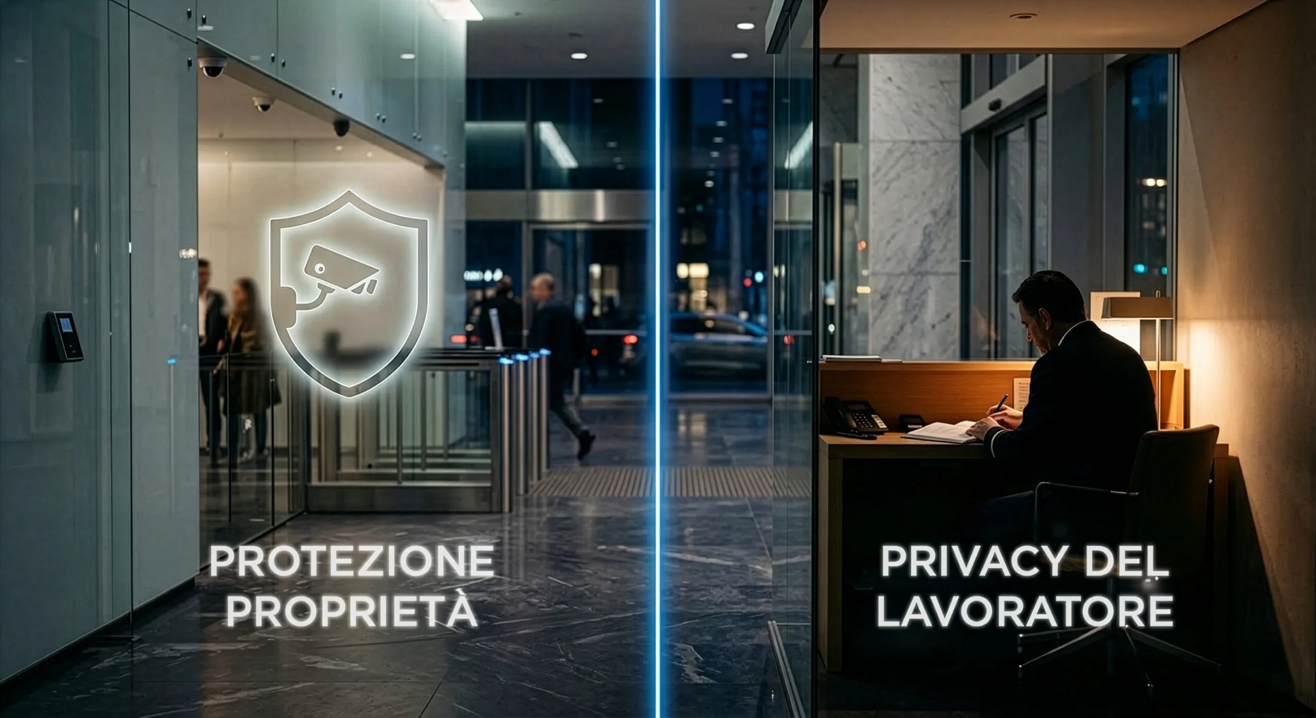 Differenza tra protezione della proprietà e privacy del lavoratore nella videosorveglianza in condominio
