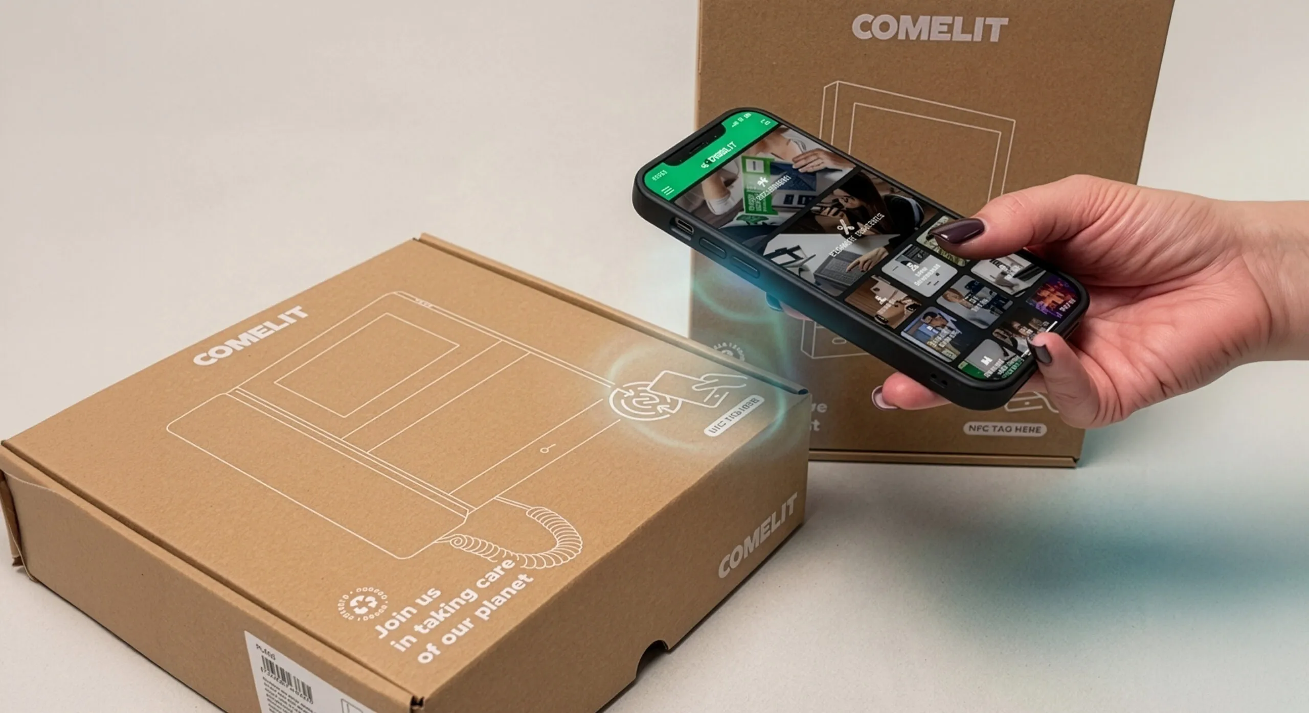 Configurazione videocitofono Comelit via NFC con smartphone e app mobile
