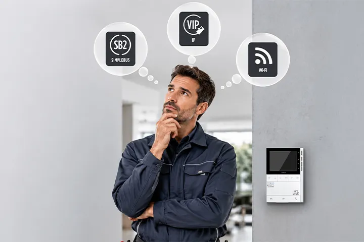 Guida per progettisti alla scelta tra videocitofoni Wi-Fi, IP e 2 fili